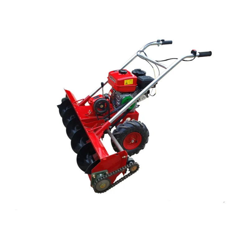 Small 7.5HP gasoline snow sweeper  Multi -type hand -push -type wheeled snow sweeter