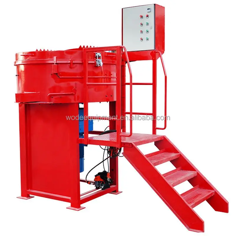 High competitive price 800kg Castable Pan refractory Mixer for sale