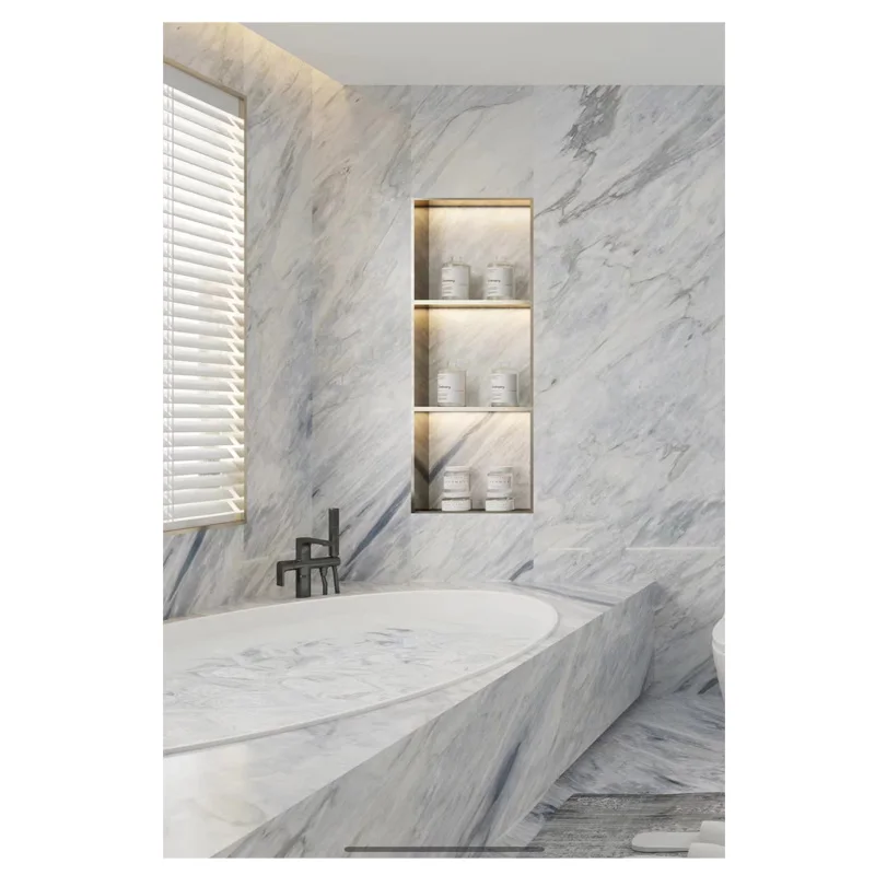 Luxury Polished Home Decoration Calacatta Manhattan Marble Stone Slab Tiles