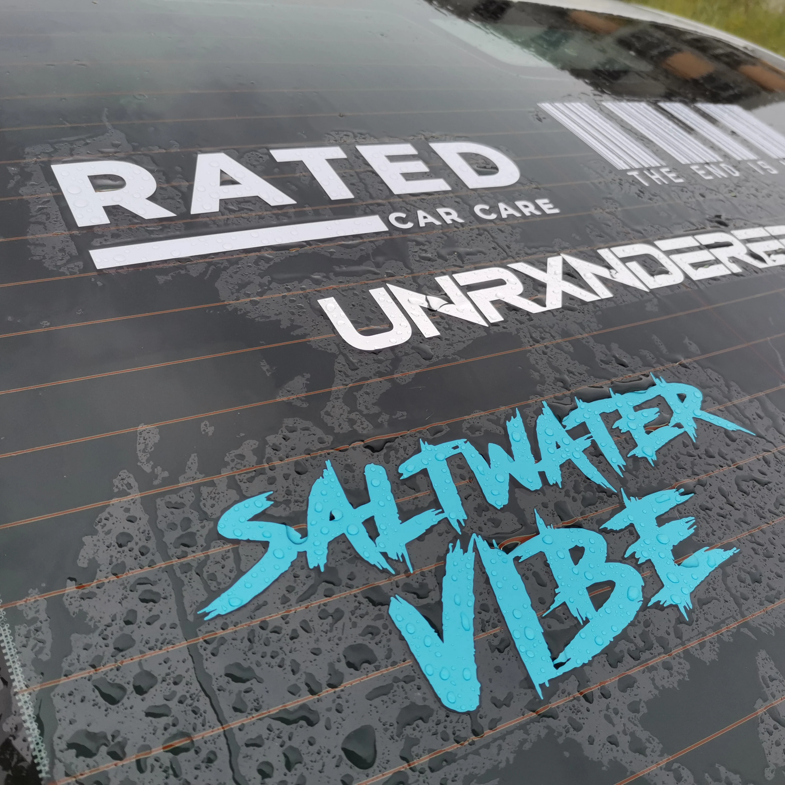 UV Protective Waterproof Car window Decals Transfer Car Stickers