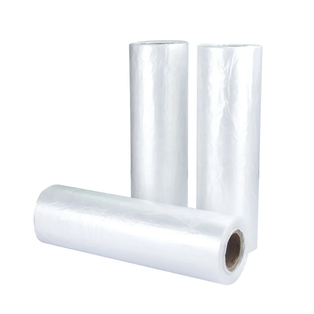 High Quality Factory Price Disposable HDPE Flat Bag Household Transparent Strong Recyclable Fruit Water Food Bag Roll Customized