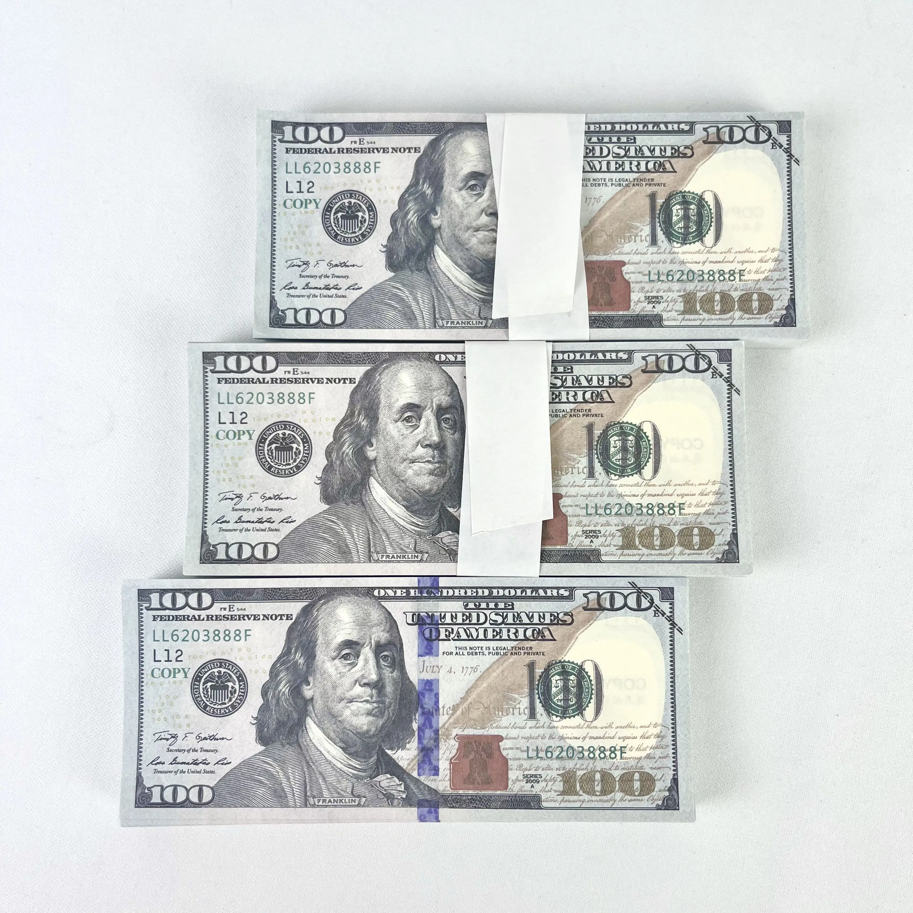 Prop Money Euro Party Game Supplies High Quality Prop Money Paper Props 100 US Dollar Bank Ancestor Money Notes Movie
