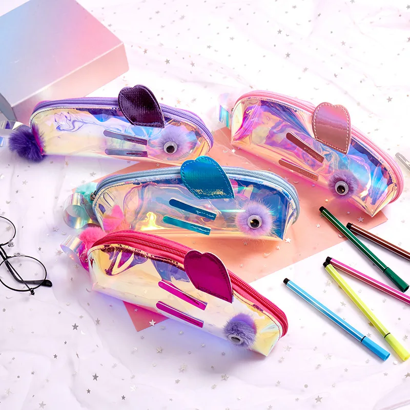 
Laser Transparent Pen Case with Zippers Kawaii 3D Fish Pencil Case 2020 Buy Online Stationery Pencil Bag 