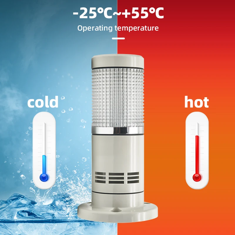 BENLEE Custom Hot Selling Led Warning Lights For Machines Dc 12v/24v Ac 110v/220v Led Warning Light Signal Light Buzzer