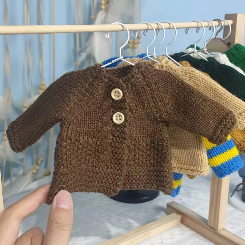 Handmade doll cute figure change clothes sweater clothing knitted top