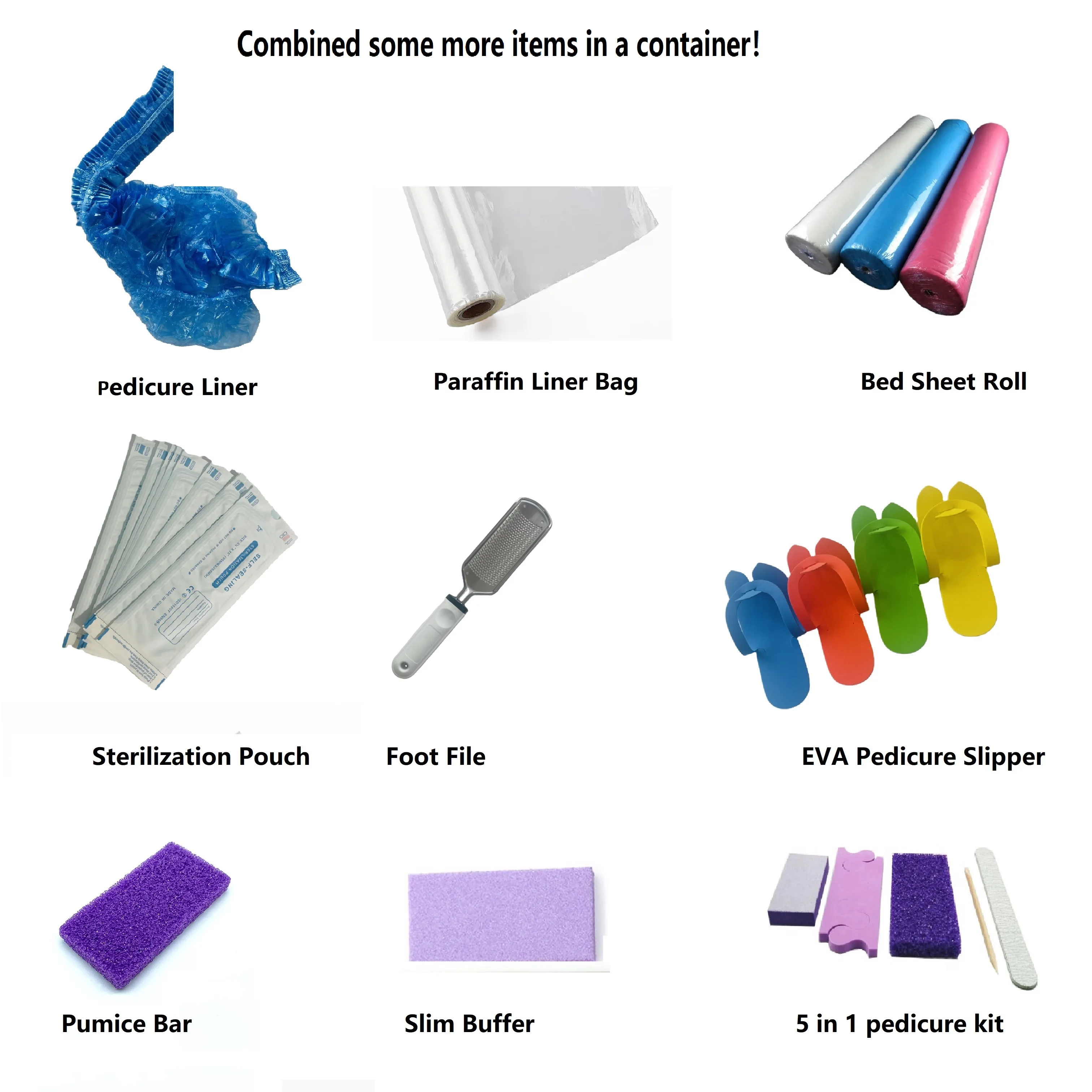 400 pcs Customized OEM Nail  pedicure supplies spa liner factory pedicure chair liner nail salon  foot spa liner