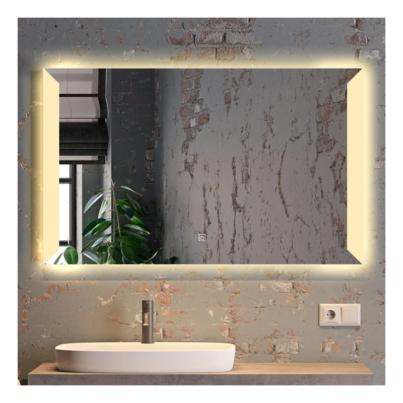 
2021 Newest Bathroom Design Touch Led Mirrors For Usa Hotels 