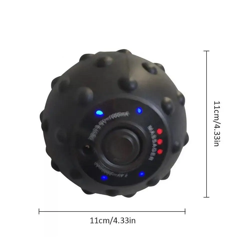 
Custom OEM 4 Speed Textured Surface With Massage Knobs Foot Vibrating Massage Ball 