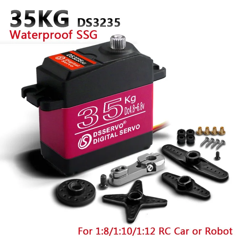 NTFHOBBY DS3235 SG 35 кг RC сервопривод с сервоприводом для автомобиля хобби модель запчасти робот