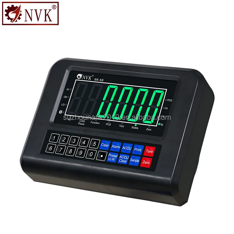 NVK instrument K8 weighing display weighbridge electronic platform scale weighing instrument indicator For Truck Scale