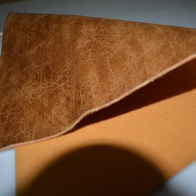 
2021 hot sell recycle artificial leather fabric for shoes and bag from China 