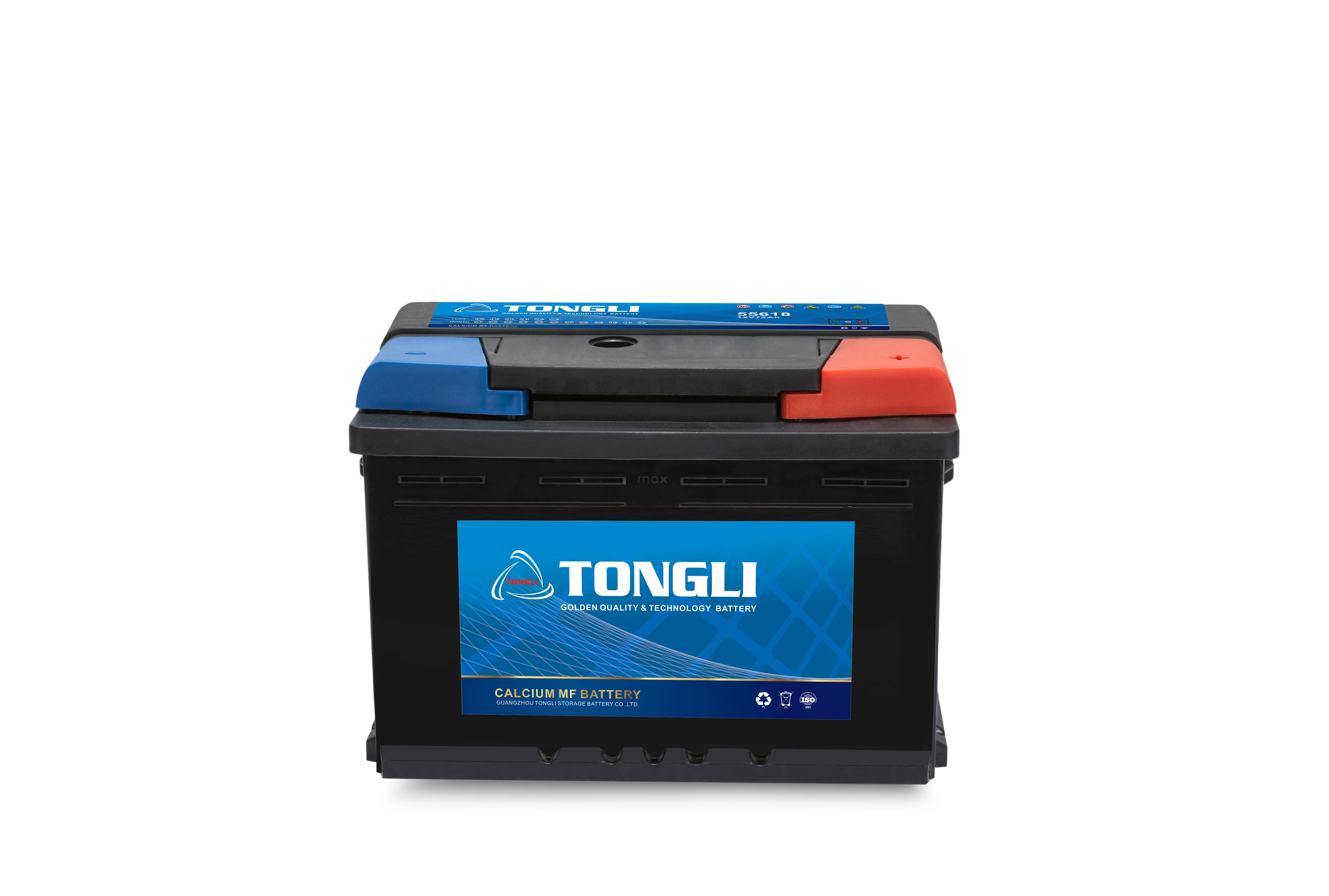 
DIN Standard 6-Qw-72 75 Amp 12V 75Ah Mf Car Battery 70AH 