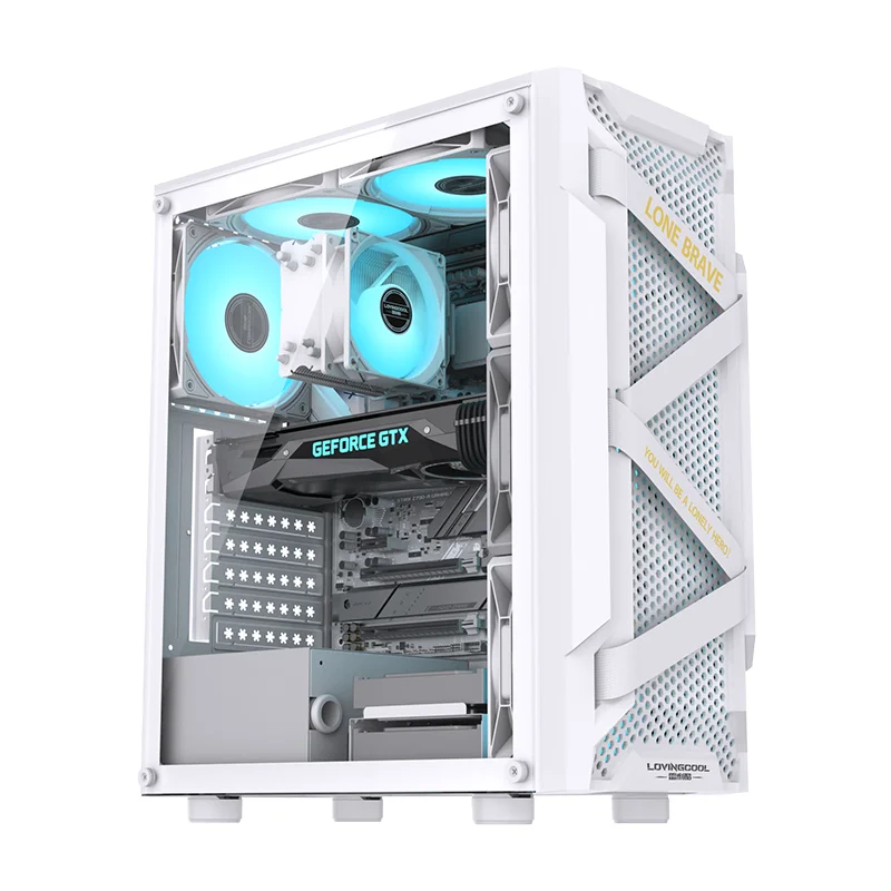 LOVINGCOOL Hot Sale PC Casing Computer Case ATX PC Cabinet HD USB3.0 Tempered Glass Computer Case & Towers Gaming Chassis