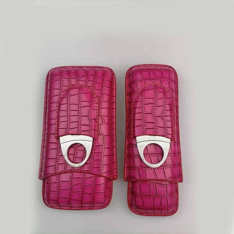 Wholesale Custom Cigar Holder Humidor Accessories Cigar Cutter Luxury Set Packaging Cigar Case