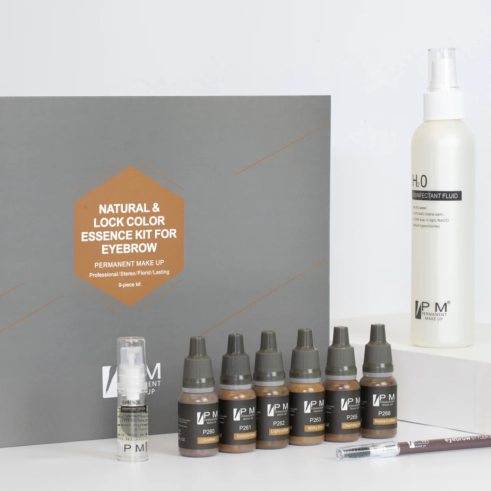 PMU BEAUTY оптовая продажа набор для перманентного макияжа микроблейдинга пигментный Набор бровей