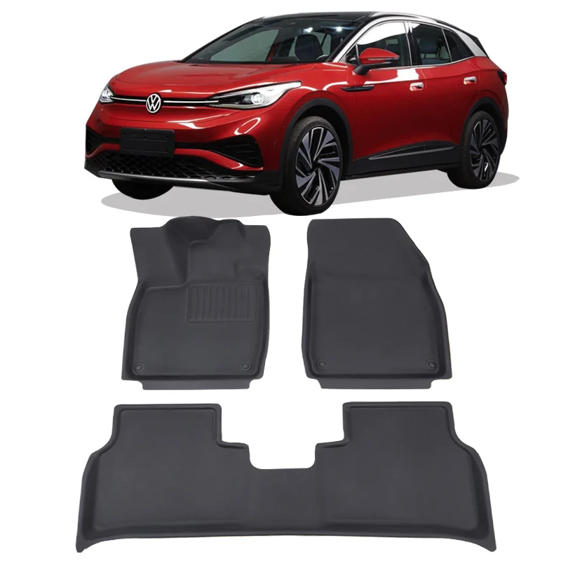 ID.4  Custom Fit 3D Floor Liners Car Interior Accessories All Weather Floor Mats
