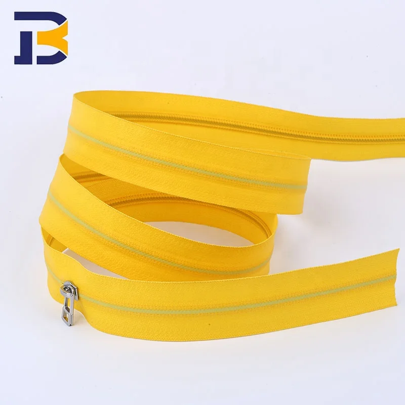 Custom Printing Logo CFC Multi-use TPU Waterproof Nylon Zipper Roll By The Yard