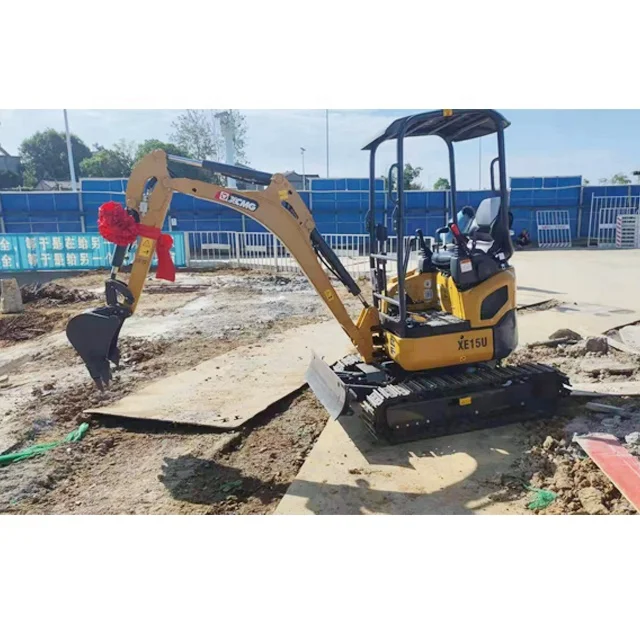 Crawler excavator China mechanical miniature hydraulic excavator XE15U water power transportation construction