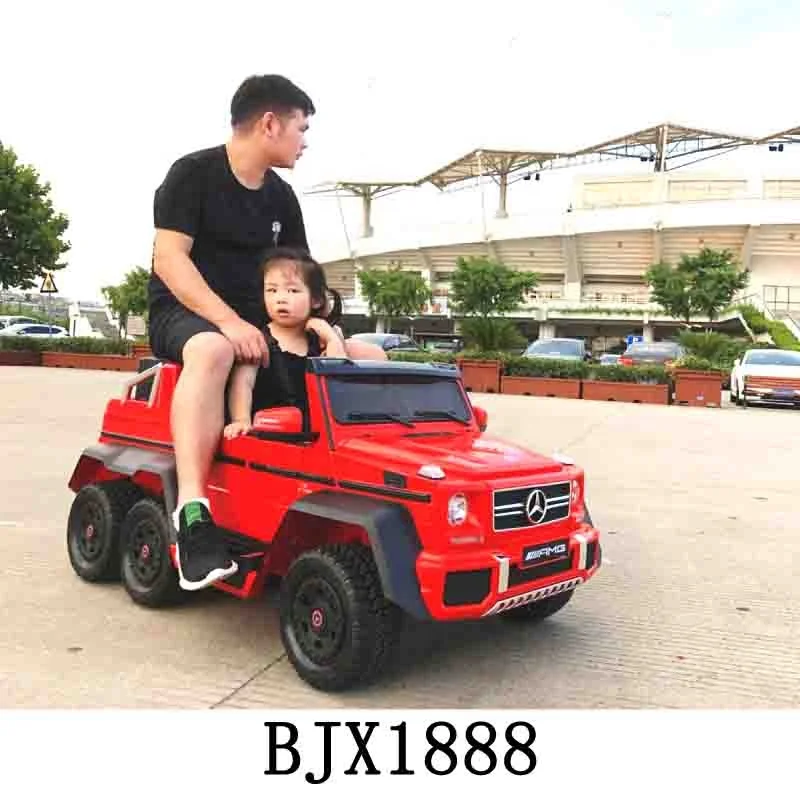 Лицензированный Mercedes Benz AMG G63 6x6 колеса дети ездить на автомобиле 4 мест с 2,4 г дистанционное управление,