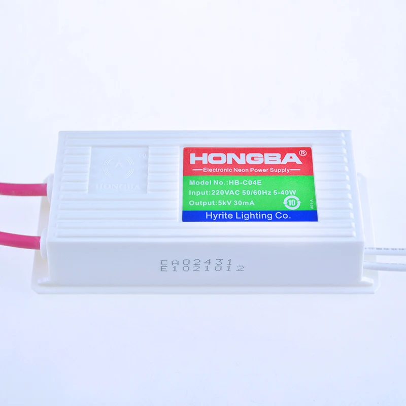 Озонатор неоновый 220 В 5 кв 30 мА 10 кВ 12 кВ 15 кВ 40 мА с кабелем 7,5 мм HT для неоновой трубки