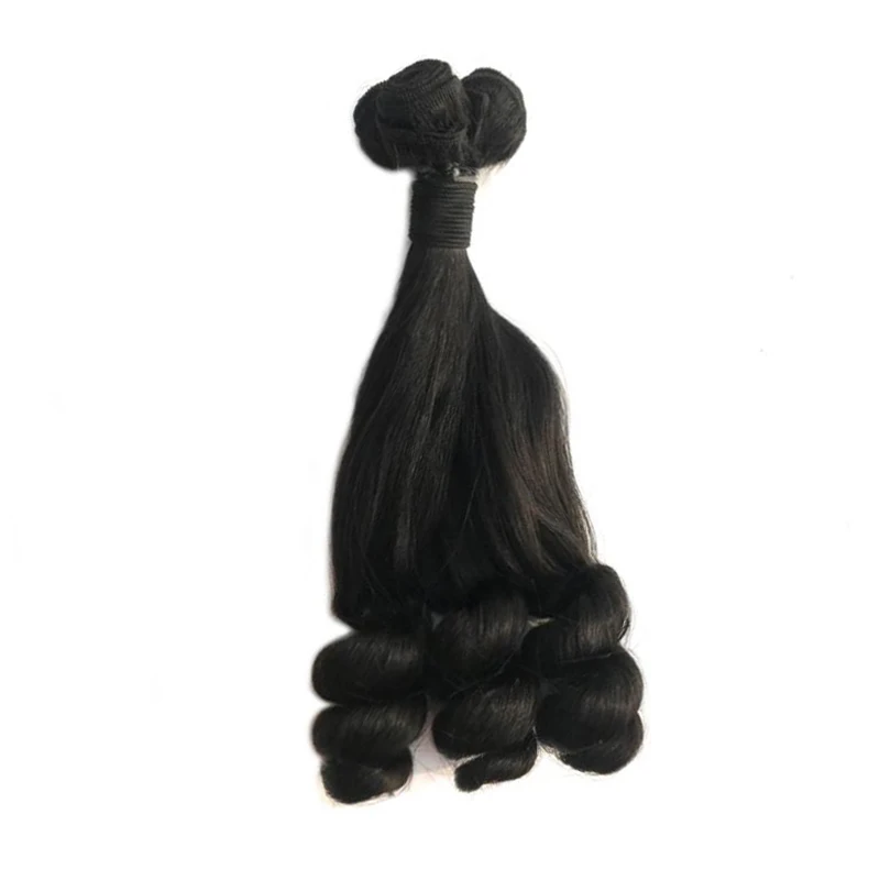 
Hot Selling Indian Aunti Funmi Hair Bouncy Spring Curls Funmi Hair Double Drawn Style 