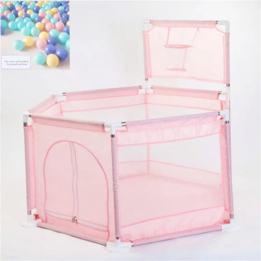 Home use customized baby play yard safety plastic fence plastic kids portable playpen for babies and toddlers