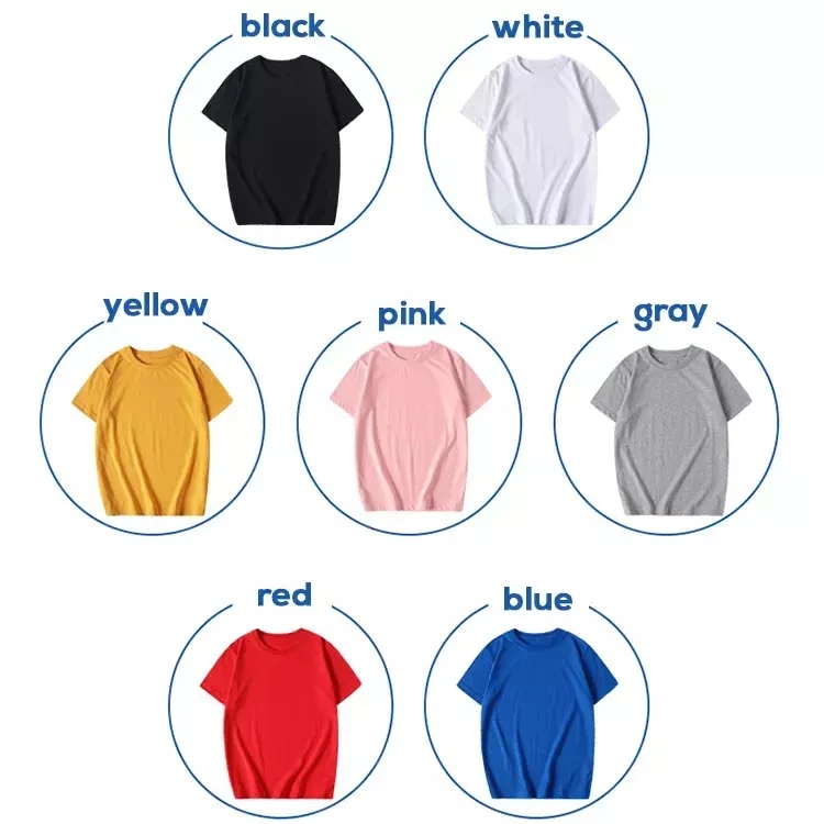 200 Gsm Wholesale Blank tshirt 100% Cotton Children Unisex Tee Short Sleeves Kids boys  T Shirts With Custom Logo