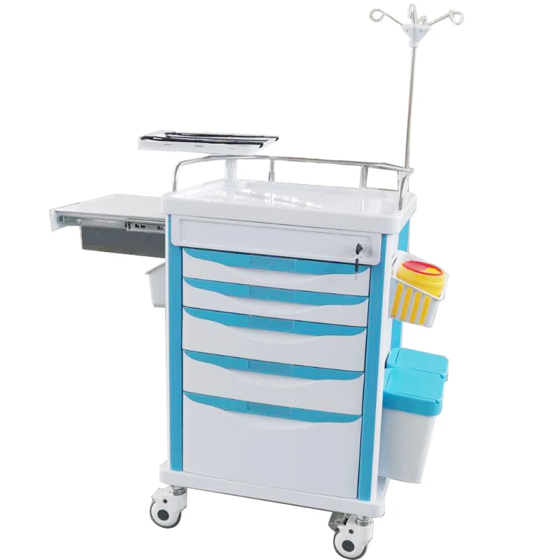 ORP  Cheap Abs Medical Hospital Treatment Trolley clinic Hospital Emergency Trolleys