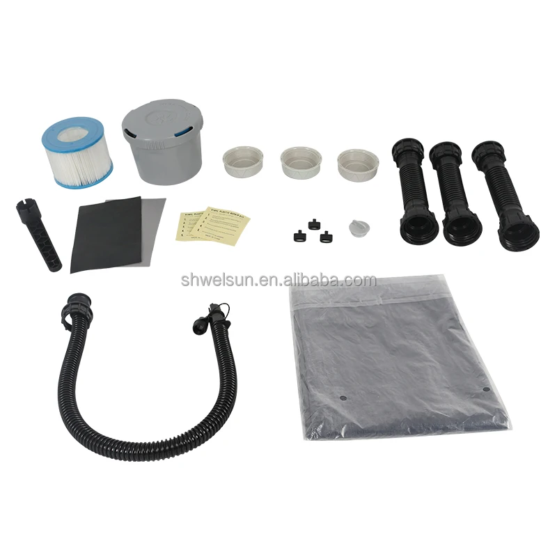 Hot selling Portable 4 persons Massage Inflatable Lazy SPA Pool Set Bathtub Hot Tub Outdoor