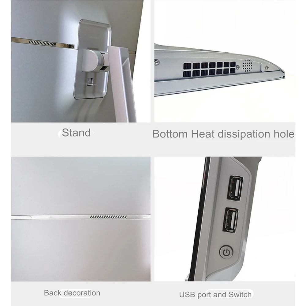 23.8 Inch Wholesale All In One PC Core i3 i5 i7 i9 All In One Computers PC Gaming i7 16 GB RAM 1TB Desktop PC