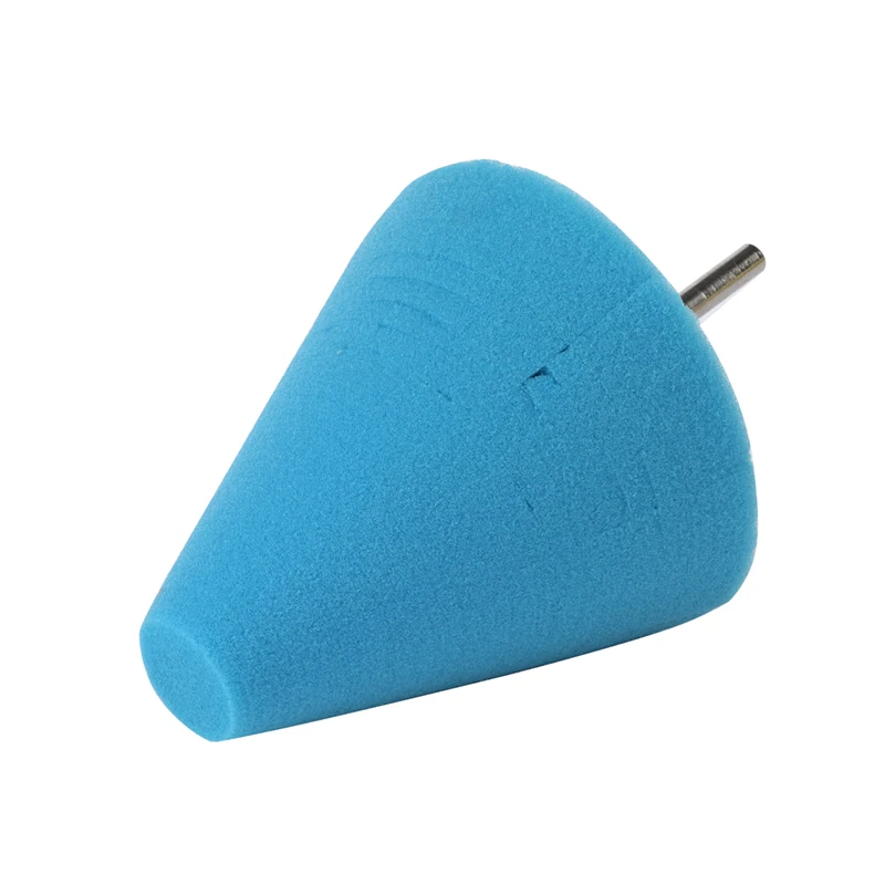 Ifoamtech high quality imported sponge car wheel Hub Drill Buffing Sponge Pads Auto Cone Metal Polish Buffing Polishing Ball