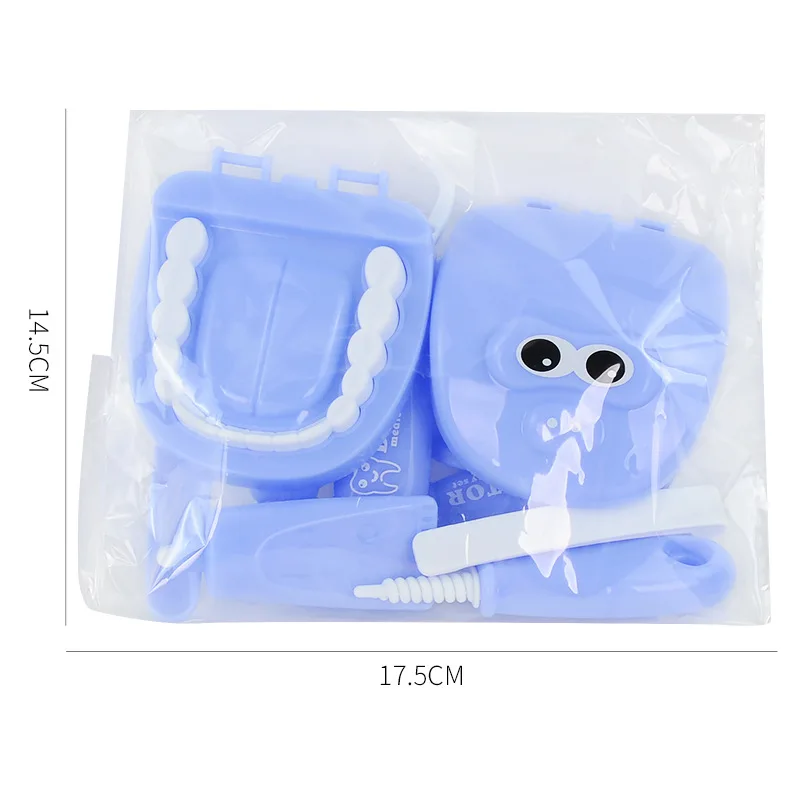 New Preschool Education Pretend Play Doctor Tool Toys Set 9-piece Role play Teeth Model Dentist Medical Kit Toy