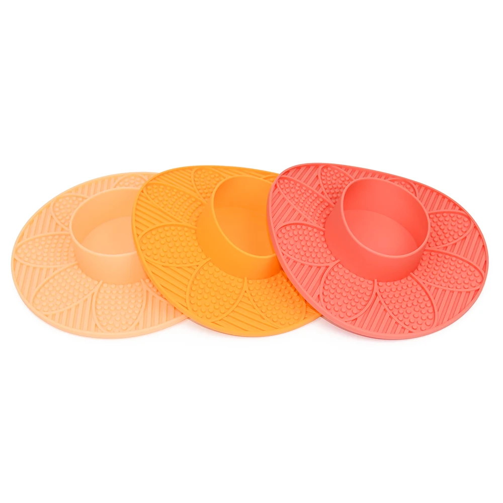 BPA Free Food Grade Silicone Pet Slow Feeding Bowls Non Slip Dishwasher Safe Lick Mat for Dogs and Cats