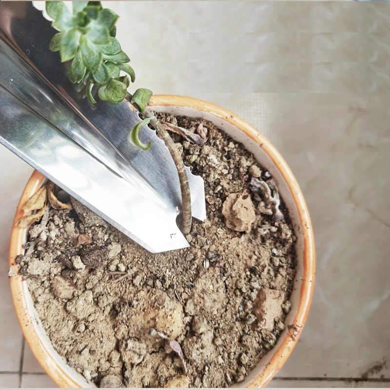 Straight Handle Portable 3cr13 Garden Shovel Steel Lady Gardener Garden Tools Shovel With Wooden Handle