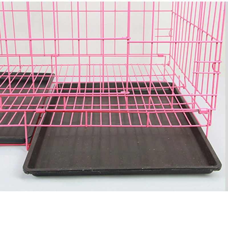 Wholesale Multiple Sizes Kennel Metal Foldable Stainless Steel Pet Dog Cage For Large Dog
