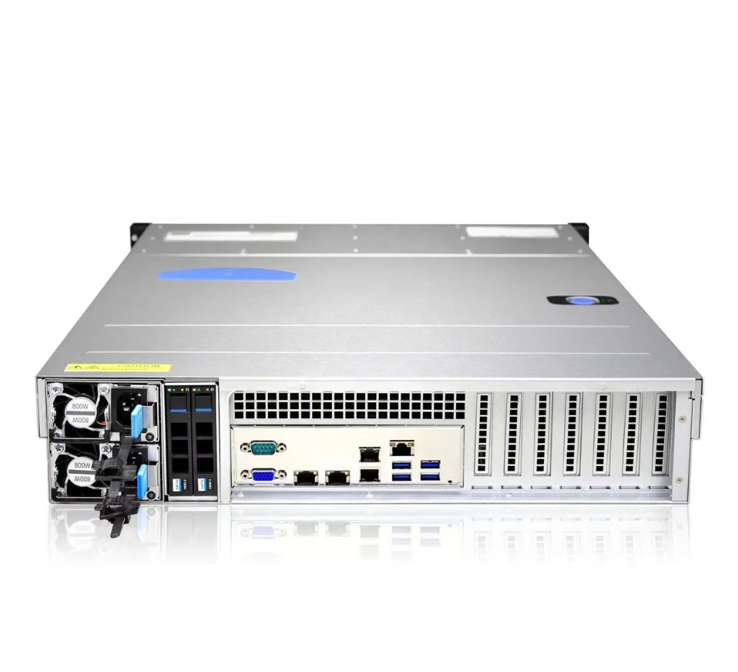 2U 12bays server case rackmount chassis with 670mm depth storage chassis