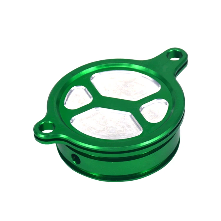 Motorcycle anodized aluminum engine oil plug tank filler cover cap