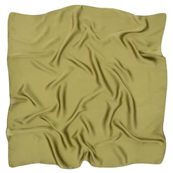 Заводской шарф из искусственного шелка, Женский уличный однотонный роскошный шейный шарф с принтом, шарф-повязка на голову, уличный маленький платок, мягкая накидка