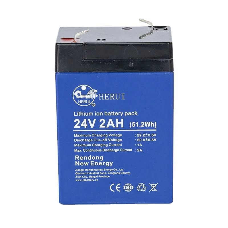 Прямые продажи с завода Lifepo4 24v 2ah ups система безопасности литиевая батарея