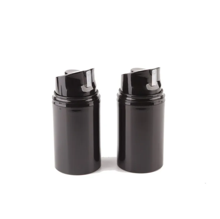 30ml 50ml 80/100ml 150 200ml white black PP airless pump bottle lotion bottle packaging vacuum flask cosmetic bottles