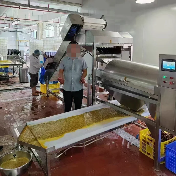 Passion Fruit Pulp Juice Separating Processing Machines Processing Line
