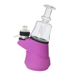 2021 Portable 2600mAh Smoking Pipe Wax Dab Vaporize Wax Vapor Mod Travel Kit Ceramic Dry Herb Vaporizer