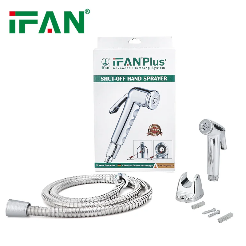 IFAN Bathroom Hand Held ABS Washing Shattaf Bidet Sprayer Set Muslim Handheld Bidet Sprayer For Toilet