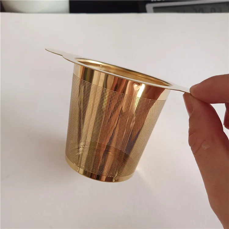 Кухонный инструмент, ситечко для заваривания чая с одной ручкой для подвешивания чайников