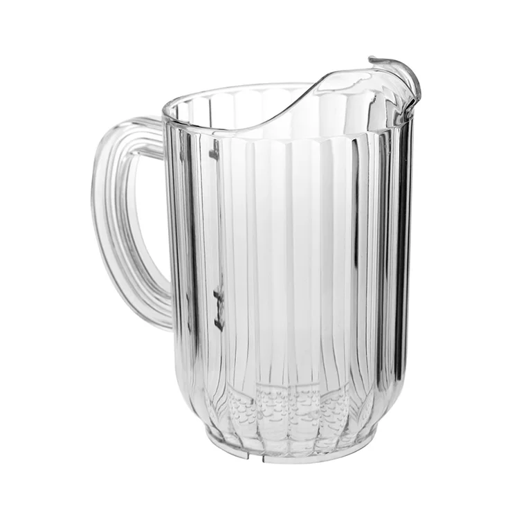 Лидер продаж, кувшин для сока из поликарбоната, 60 унций, 1800 мл, кувшин из прозрачного пластика с ручкой