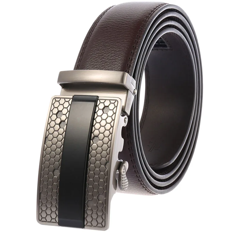Mens superior quality custom name brand leather belt