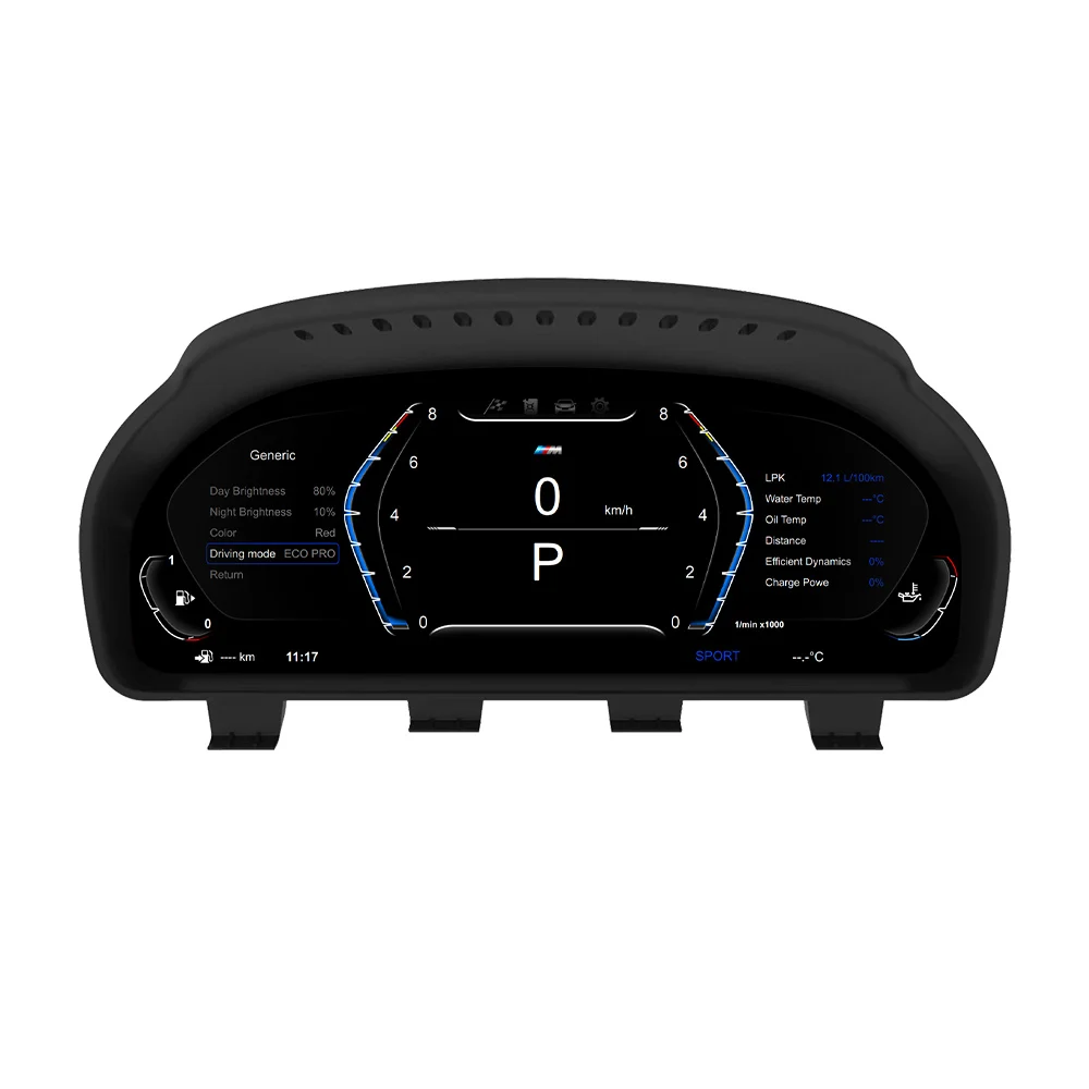 Autostereo LCD Digital Cluster For BMW 5 Series F10 F11 F12 F15 F16 F25 F26 Car Multimedia Player Dashboard Speed Meter Screen