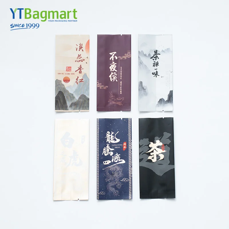Custom Logo Zipper Stand up Pouch Aluminum Foil Sugar Snake Tea Plastic Packaging Zip Lock Matte Food Bag