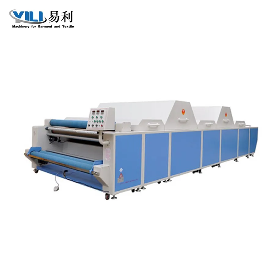 denim jeans fabric shrinking and forming finishing machine