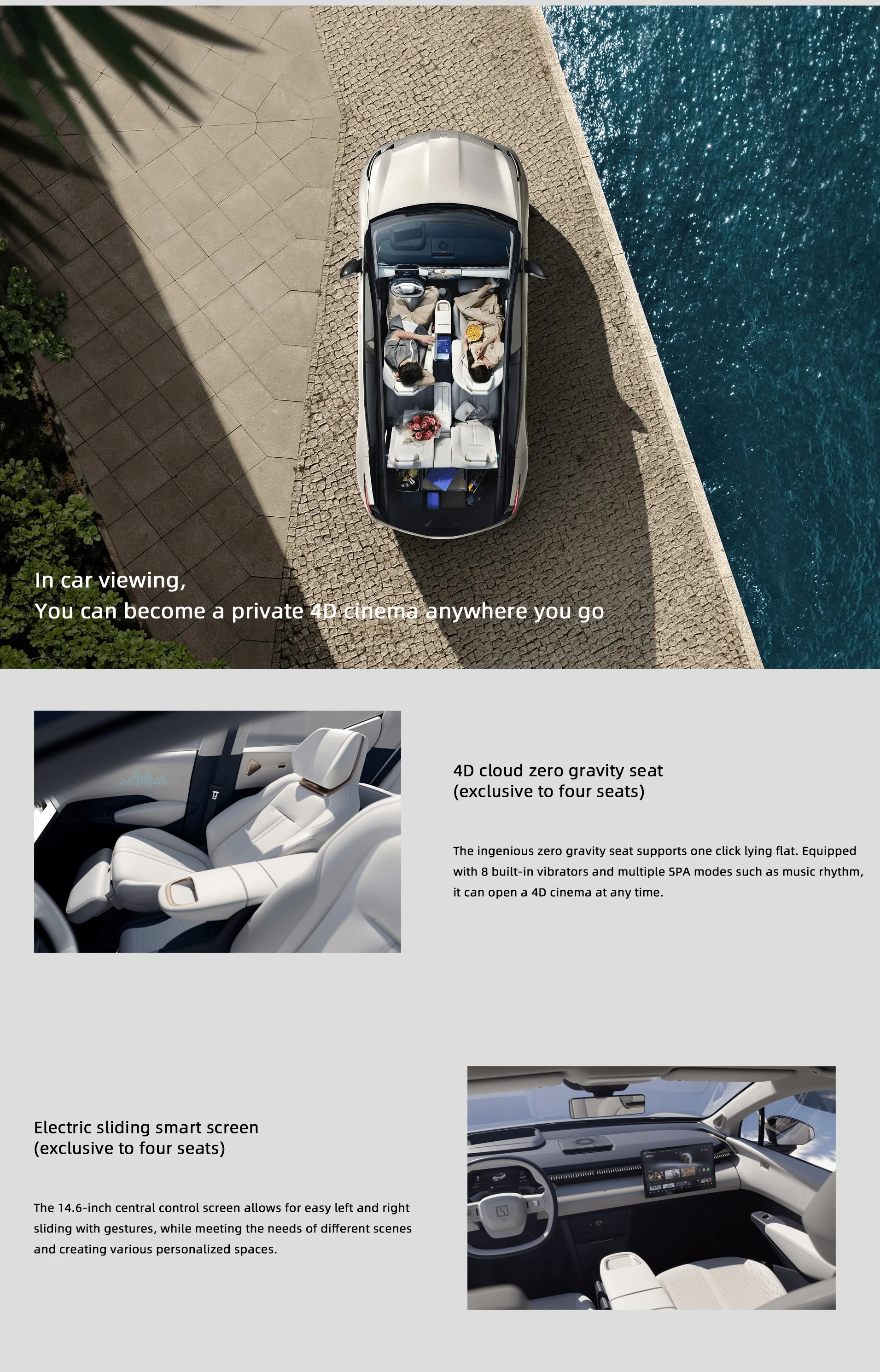 Stock  zeekr x 2023  white-blue interior 	 electr car price